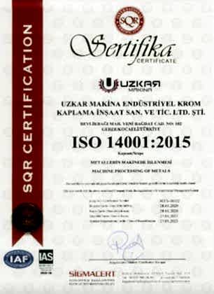 İso 14001 Çevre Yönetim Sistemi